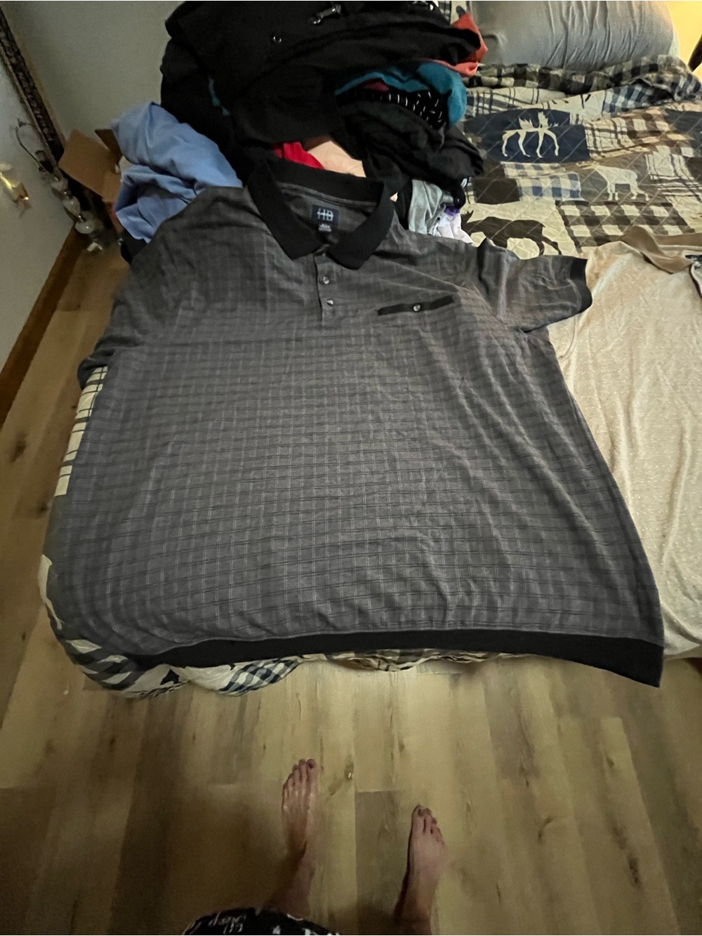 (2) NWT MENS SHIRTS SIZE 5 X-LARGE - Picture 5 of 7